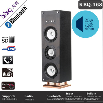 China FM radio Bluetooth floor standing speakers with LED lights